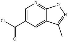 Isoxazolo[5,4-b]pyridine-5-carbonyl chloride, 3-methyl- (9CI) Structure