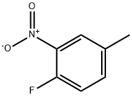 4-氟-3-硝基甲苯,446-11-7,结构式