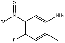 2-甲基-4-氟-5-硝基苯胺, 446-18-4, 结构式