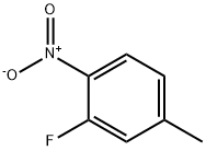 3-氟-4-硝基甲苯 结构式