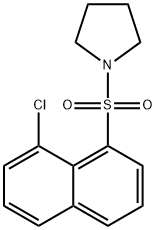 1-[(8-chloro-1-naphthyl)sulfonyl]pyrrolidine price.