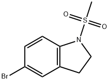 5-bromo-1-(methylsulfonyl)indoline Struktur