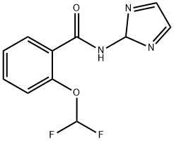 Benzamide, 2-(difluoromethoxy)-N-2H-imidazol-2-yl- (9CI) 结构式