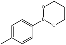 2-p-トリル-1,3,2-ジオキサボリナン 化学構造式