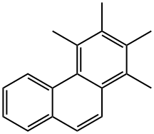 1,2,3,4-テトラメチルフェナントレン 化学構造式