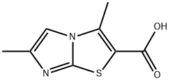 3,6-DIMETHYLIMIDAZO[2,1-B]THIAZOLE-2-CARBOXYLIC ACID Structure