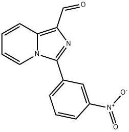 3-(3-NITRO-PHENYL)-IMIDAZO[1,5-A]PYRIDINE-1-CARBALDEHYDE Structure