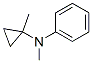 Benzenamine, N-methyl-N-(1-methylcyclopropyl)- (9CI) Struktur