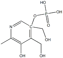 5-磷酸吡哆醇, 447-05-2, 结构式