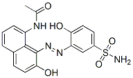 4472-49-5 4-Hydroxy-3-[[8-(acetylamino)-2-hydroxy-1-naphtyl]azo]benzenesulfonamide
