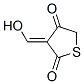 2,4(3H,5H)-Thiophenedione, 3-(hydroxymethylene)-, (3E)- (9CI) Struktur