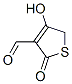 3-Thiophenecarboxaldehyde, 2,5-dihydro-4-hydroxy-2-oxo- (9CI) Structure