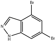 4,6-DIBROMO-1H-INDAZOLE Struktur