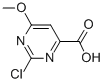 2-氯-6-甲氧基-4-嘧啶甲酸, 447432-93-1, 结构式