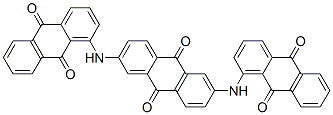 2,6-Bis[(9,10-dihydro-9,10-dioxoanthracen-1-yl)amino]-9,10-anthracenedione Struktur