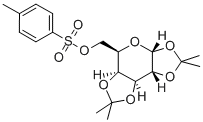 1,2:3,4-二-O-亚异丙基-6-O-(P-甲苯磺酰基)-Α-D-吡喃半乳糖, 4478-43-7, 结构式