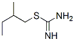 Carbamimidothioic acid 2-methylbutyl ester Structure