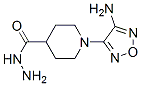 4-Piperidinecarboxylicacid,1-(4-amino-1,2,5-oxadiazol-3-yl)-,hydrazide(9CI) Struktur