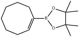 1,3,2-Dioxaborolane, 2-(1-cycloocten-1-yl)-4,4,5,5-tetraMethyl- Structure