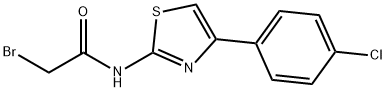 2-[(Bromoacetyl)amino]-4-(4-chlorophenyl)-1,3-thiazole, N-(Bromoacetyl)-4-(4-chlorophenyl)-1,3-thiazol-2-amine|