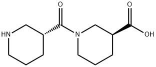 (3S)-1-[(3R)-3-PIPERIDINYLCARBONYL]-3-PIPERIDINECARBOXYLIC ACID,448281-69-4,结构式