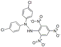 1,1-bis(4-chlorophenyl)-2-(2,4,6-trinitrophenyl)hydrazine,4485-81-8,结构式