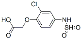 2-chloro-4-sulfonamidophenoxyacetic acid Structure