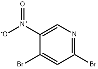 2,4-DIBROMO-5-NITROPYRIDINE Structure