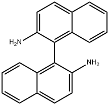 (S)-(-)-1,1'-BINAPHTHYL-2,2'-DIAMINE Structure