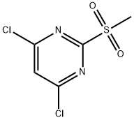 4,6-Dichloro-2-(methylsulfonyl)pyrimidine Structure