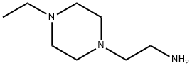 1-Piperazineethanamine,4-ethyl-(9CI) 化学構造式