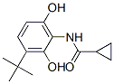 Cyclopropanecarboxamide, N-[3-(1,1-dimethylethyl)-2,6-dihydroxyphenyl]- Structure