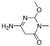 4(3H)-Pyrimidinone, 6-amino-2,5-dihydro-2-methoxy-3-methyl- (9CI),448904-30-1,结构式