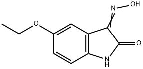 1H-Indole-2,3-dione,5-ethoxy-,3-oxime(9CI) Struktur