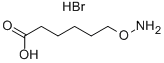6-氨基氧基己酸氢溴酸盐 结构式