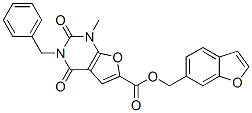 448969-67-3 Furo[2,3-d]pyrimidine-6-carboxylic  acid,  1,2,3,4-tetrahydro-1-methyl-2,4-dioxo-3-(phenylmethyl)-,  6-benzofuranylmethyl  ester