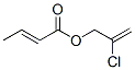 2-Butenoic acid 2-chloroallyl ester,44912-54-1,结构式