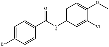 4-bromo-N-(3-chloro-4-methoxyphenyl)benzamide|4-溴-N-(3-氯-4-甲氧基苯)苯甲酰胺