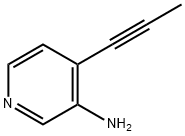 3-Pyridinamine, 4-(1-propynyl)- (9CI) Struktur