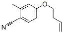 Benzonitrile, 4-(3-butenyloxy)-2-methyl- (9CI) Structure