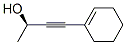 3-Butyn-2-ol, 4-(1-cyclohexen-1-yl)-, (2R)- (9CI) 结构式