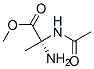 L-Alanine,  N-acetyl-2-amino-,  methyl  ester  (9CI) 结构式