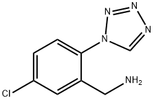 (5-CHLORO-2-(1H-TETRAZOL-1-YL)PHENYL)METHANAMINE Struktur