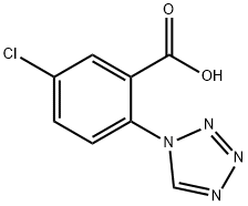 5-CHLORO-2-(1H-TETRAZOL-1-YL)BENZOIC ACID Struktur