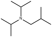 N,N-ジイソプロピル-2-メチル-1-プロパンアミン 化学構造式