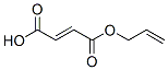 2-ブテン二酸水素1-(2-プロペニル) 化学構造式