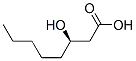 (3R)-3-Hydroxyoctanoic acid Structure