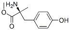 alpha-methyltyrosine methyl ester 结构式