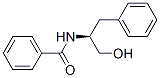 N-[(S)-α-(ヒドロキシメチル)フェネチル]ベンズアミド 化学構造式