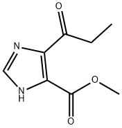 1H-Imidazole-4-carboxylicacid,5-(1-oxopropyl)-,methylester(9CI),450360-73-3,结构式